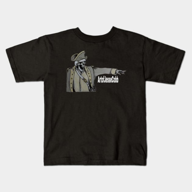 Undead Soldier Kids T-Shirt by ArtofJesseCobb